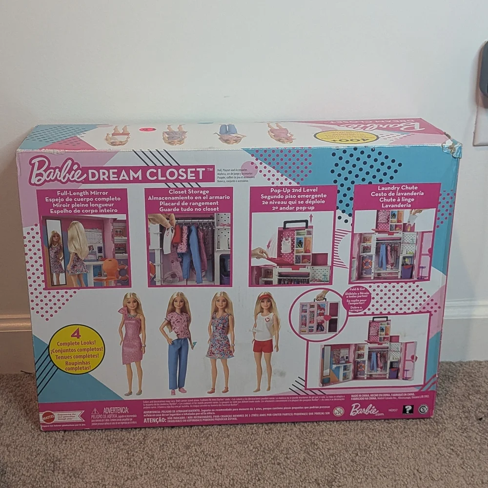 Barbie Dream Closet - Pink NIB Barbie Dream Closet New Barbie Set